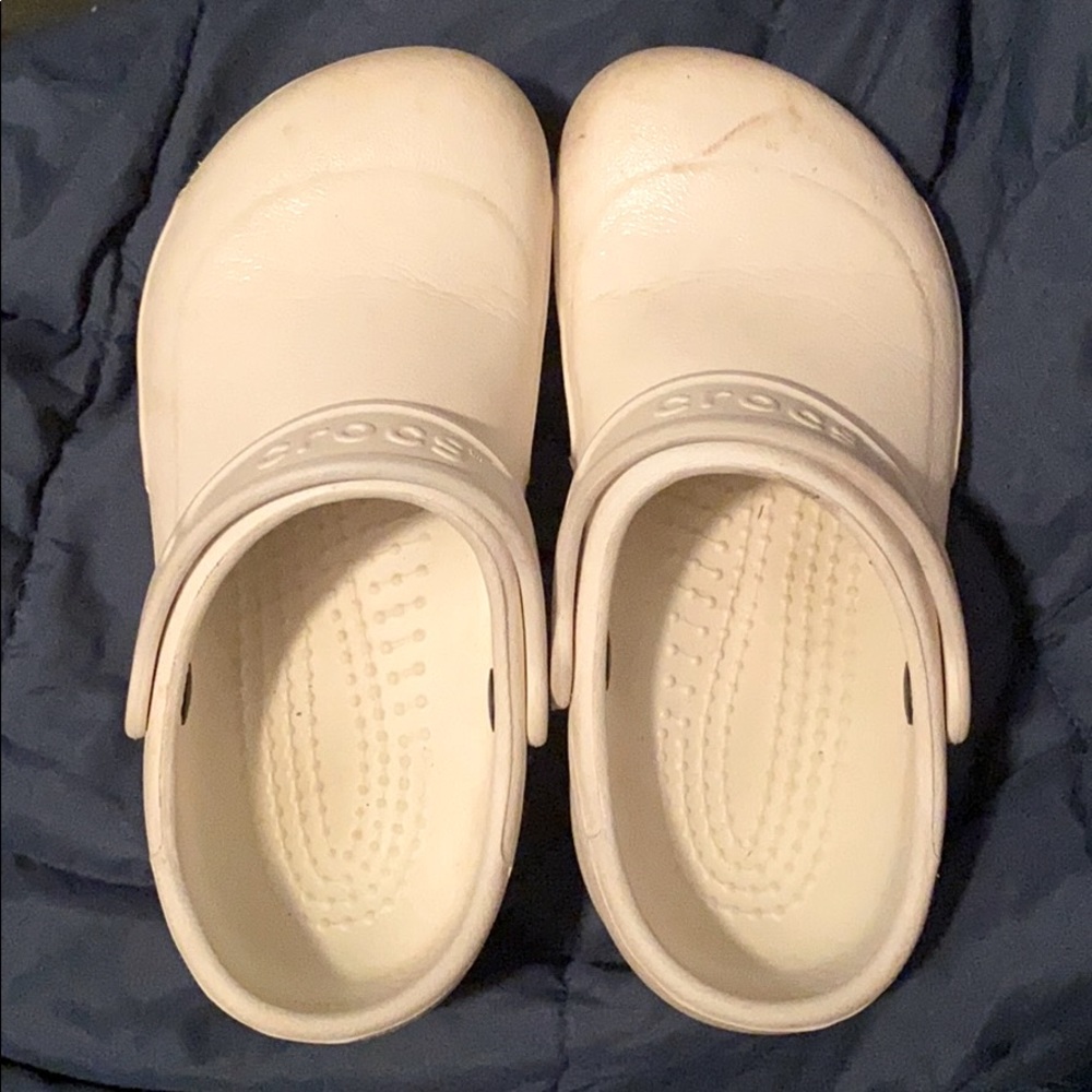White professional crocs